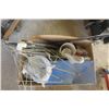 Image 1 : Box of Misc. Items Including Shop Organizer