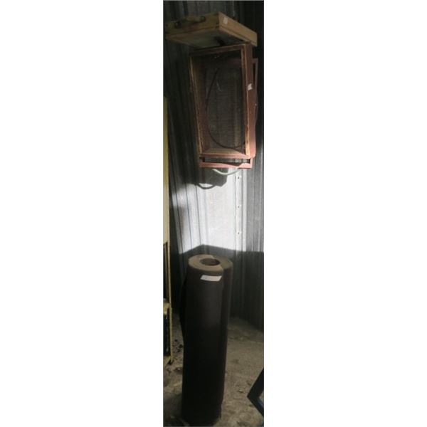 Roll of Roofing Material and 3 Screeners