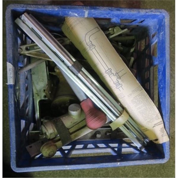 Milk Crate of Misc. Items