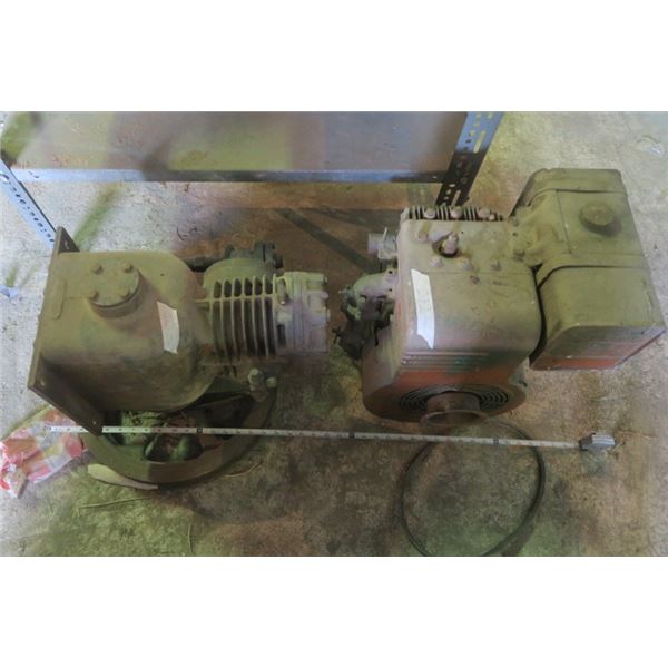2 Vintage Gas Motors (1 Siezed)