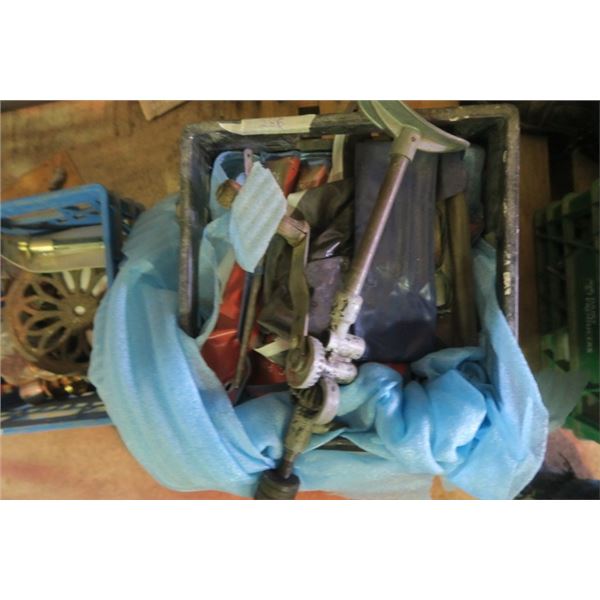 Milk Crate of Misc Items