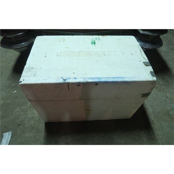 Large Styrofoam Cooler Including Canada Post Bags