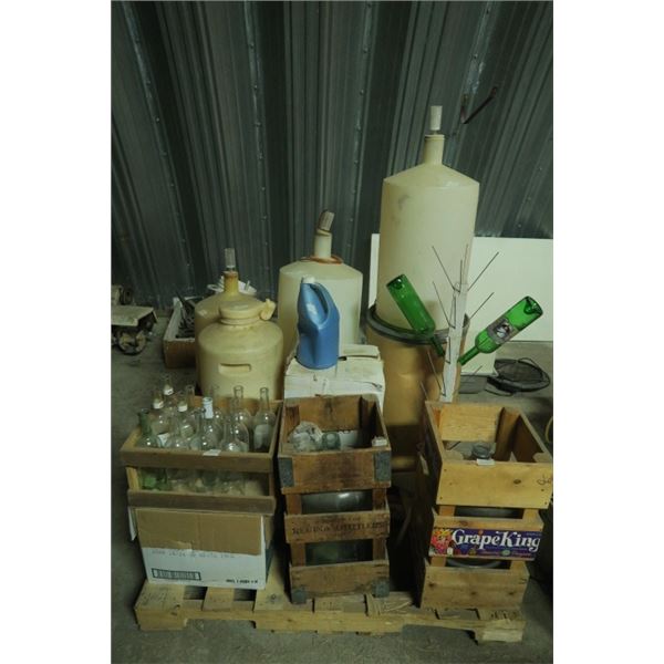 Pallet of Wine Making Supplies