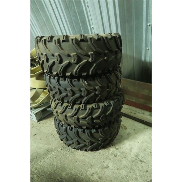 4 ATV Tires 25X10-12