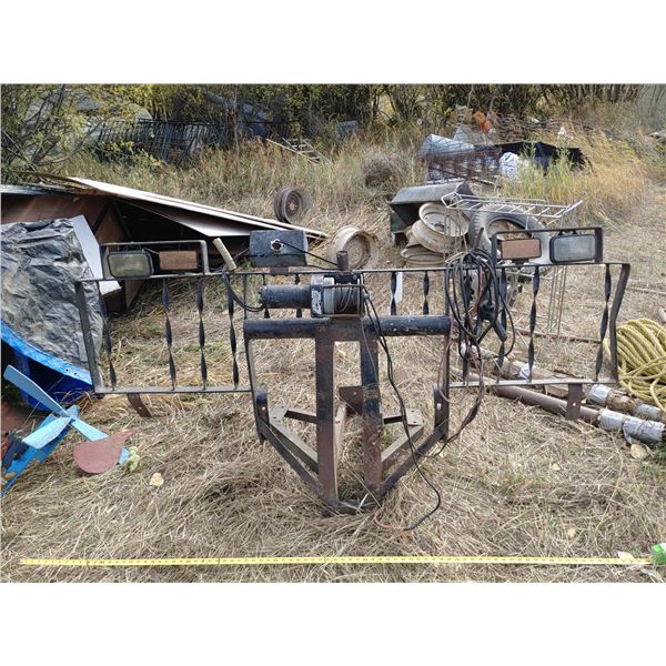 Truck Headache Rack with Winch and Lights