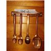 Image 1 : Copper Spoon Wall Hanging Set