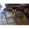 Image 1 : Set of 2 Wooden Chairs 1 from C.P. Rail