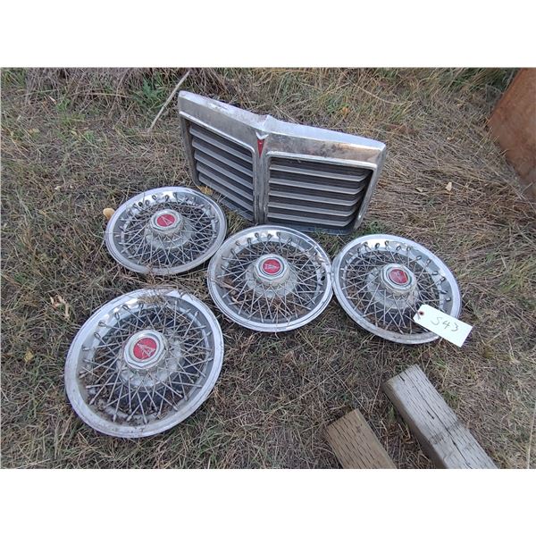 Auto Rims Grill 4 Pontiac Rims and Grill - Schmalz Auctions