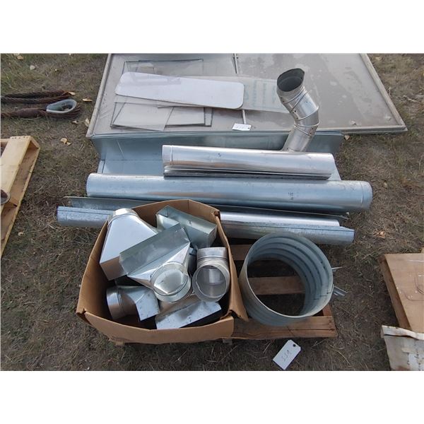 Pallet of Misc. Ducting and a Culvert Coupler