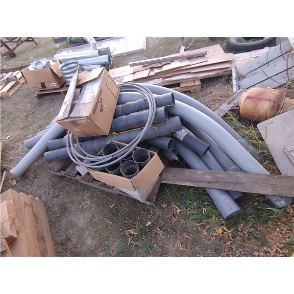 Pallet of Misc. PVC Pipes