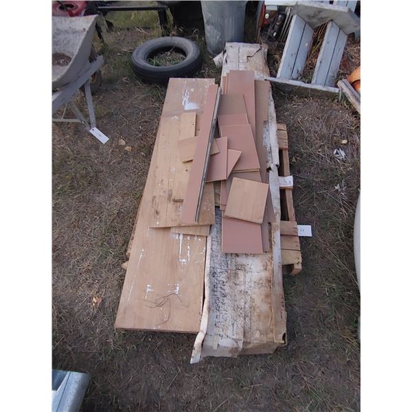 Pallet of Misc. Items Including Folding Closet Door
