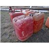 Image 2 : Lot of 4 Gas Cans