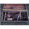 Image 1 : Antique Tool Box and Antique Woodworking Tools