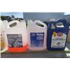 Image 3 : 6 Partial Bottles of Washer Fluid / Antifreeze and 1 Varsol