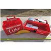 Image 1 : Coke Family Pack Carrier, First Aid Kit, and A Wet Banana
