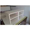 Image 4 : Melamine Cupboard and 2 Smaller Shelves 34 1/2 X 25 X 18"