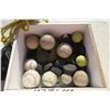 Image 2 : Box with Ball Glove, Baseballs, Softballs, and Tennis Balls