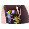 Image 2 : Fabric Storage Box & Large Assortment of Flashlights