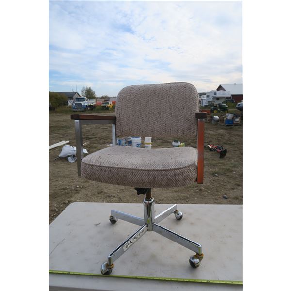 Vintage Office Wheeled Chair