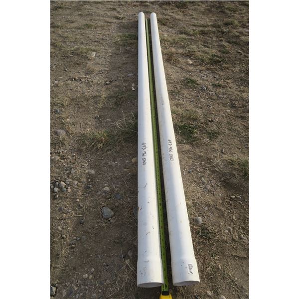 2 10ft PVC Pipes