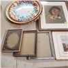 Image 2 : Decorative lot wall hangings trays frames
