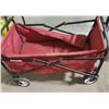Image 1 : collapsible red wagon