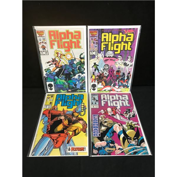 MARVEL COMICS ALPHA FLIGHT COMIC BOOK LOT