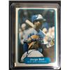 Image 1 : 1982 FLEER JORGE BELL ROOKIE CARD