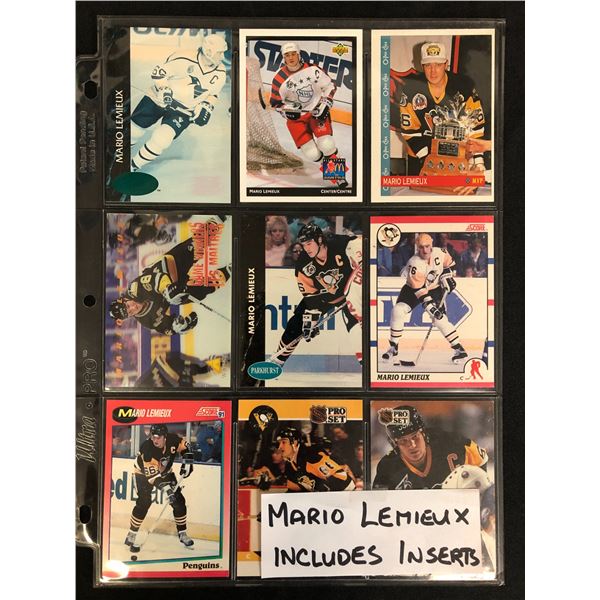 1990'S MARIO LEMIUEX TRADING CARD LOT