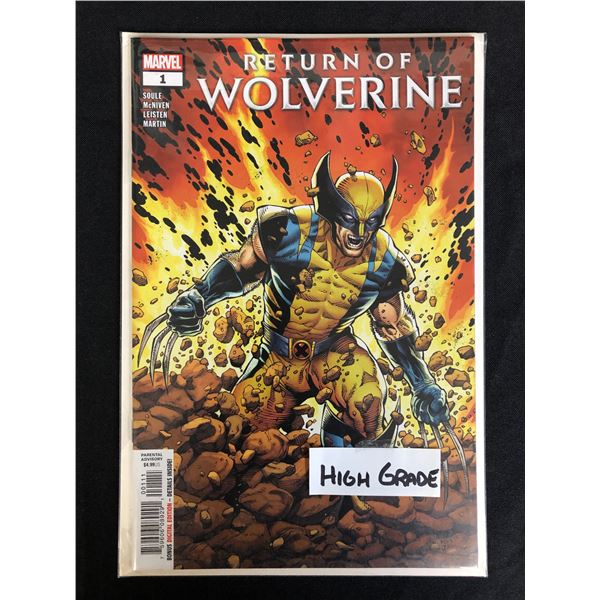 MARVEL COMICS RETURN OF WOLVERINE NO.1