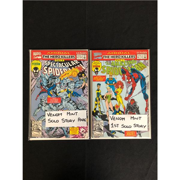 MARVEL COMICS THE AMAZING SPIDERMAN ANNUALS NO. 12 AND 26
