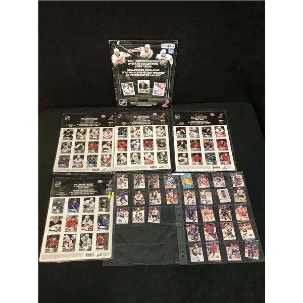 NHL HOCKEY STICKER LOT