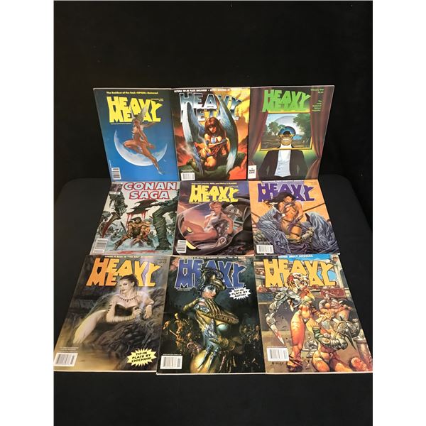 HEAVY METAL MAGAZINE LOT