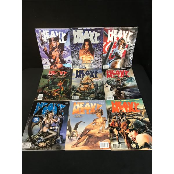 HEAVY METAL MAGAZINE LOT