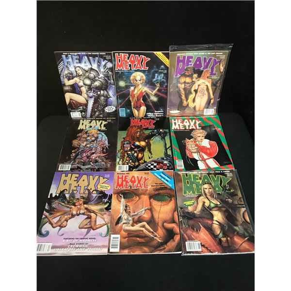 HEAVY METAL MAGAZINE LOT