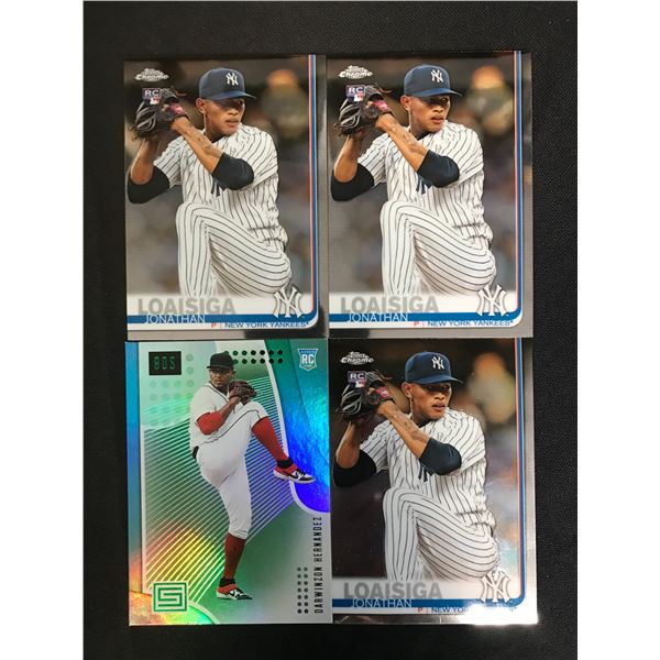 JONATHAN LOAISIGA TOPPS CHROME TRADING CARD LOT