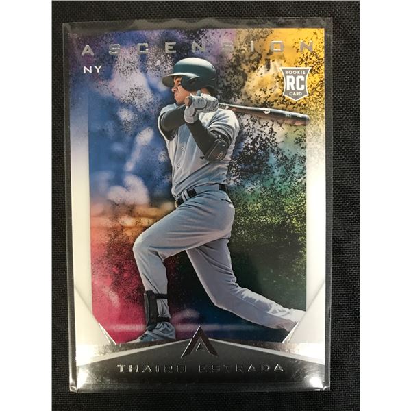 2019 PANINI ASCENSION BASEBALL #18 THAIRO ESTRADA RC