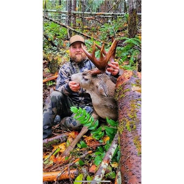 UPFRONT OUTFITTERS:  Western Oregon Blacktail Deer Hunt for One Hunter and One Observer