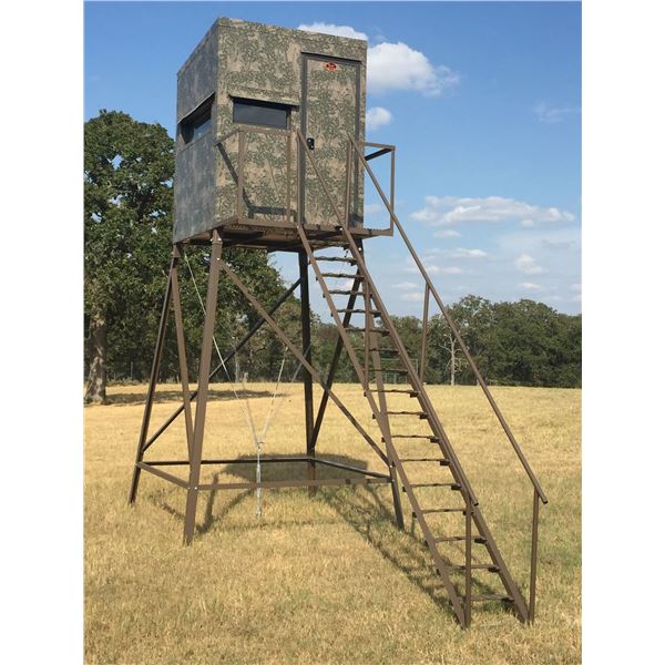 ATASCOSA WILDLIFE SUPPLY:  5x5 - 10', Insulated Blind with Luxury Package