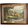 Image 1 : "Peaceful Moments" by Thomas Kinkade Framed Print