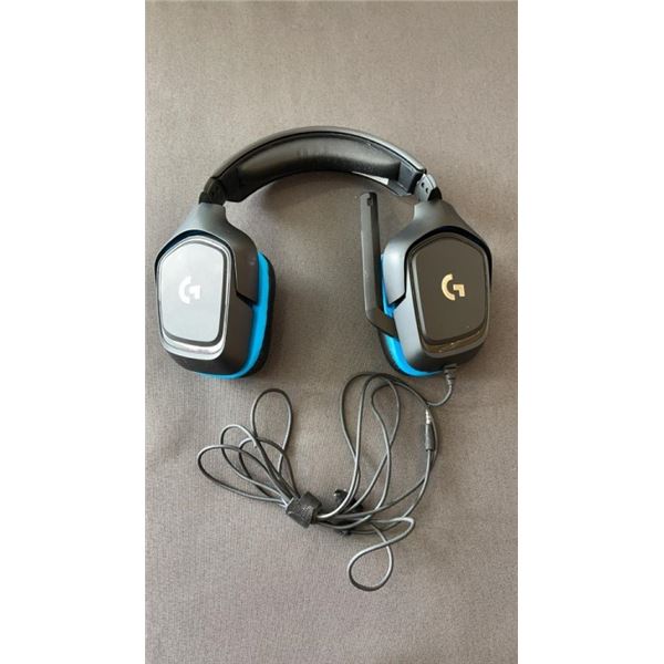 LOGITECH G432 WIRELESS GAMING HEADSET - 7.1 SURROUND SOUND - WORKING