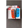 Image 1 : NINTENDO SWITCH JOY CON SET LEFT AND RIGHT, NEON RED AND BLUE - WORKING