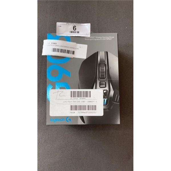 LOGITECH G903 LIGHTSPEED WIRELESS GAMING MOUSE - WORKING