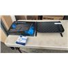 Image 1 : NEW CLAYMORE LAPTOP COOLER, INSIGNIA ADJUSTABLE TABLET STAND AND MONITOR RISER RETAIL$130