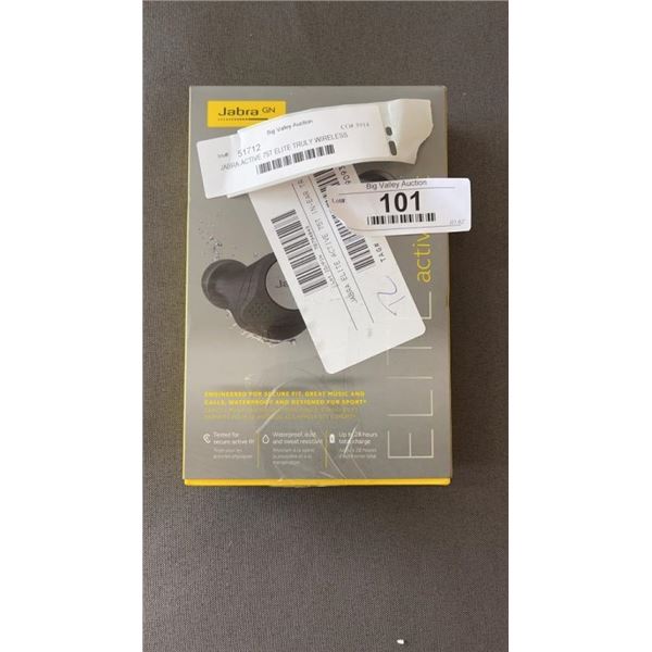 JABRA ACTIVE 75T ELITE TRULY WIRELESS EARBUDS TESTED AND WORKING