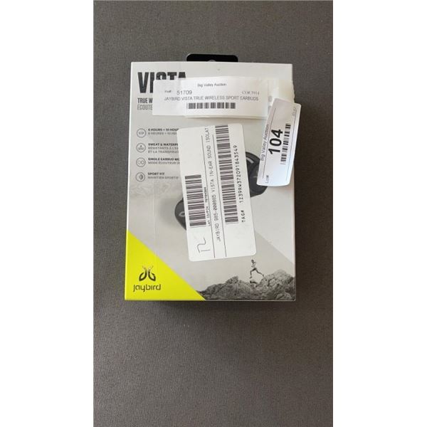 JAYBIRD VISTA TRUE WIRELESS SPORT EARBUDS TESTED AND WORKING