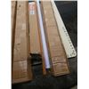 Image 2 : CLIP IN LIGHT DIFFUSERS, MAGNETIC TEAK POSTER HANGER AND FLUORESCENT BULBS