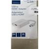 Image 2 : AS NEW INSIGNIA USB TO HDMI ADAPTER