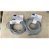 Image 1 : 2 AS NEW INSIGNIA CAT-6 NETWORK CABLES - 25 AND 50 FOOT