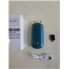 Image 2 : 2 NEW DEER HAND WARMER POWER BANKS - RECHARGABLE